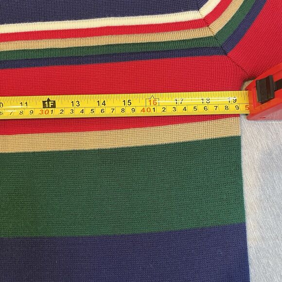 VINTAGE OHRBACH'S Men's Large Striped Sweater - Picture 8 of 10